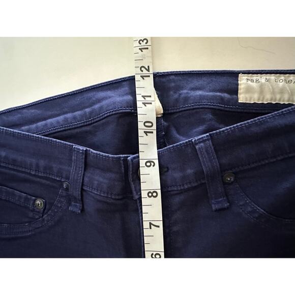 RAG & BONE Federal Blue Skinny Jegging Jeans Sz 29 W15030026 Actual 30x29.5‎ USA - Picture 7 of 15
